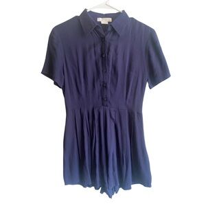 Urban Outfitters | Cooperative Navy Romper